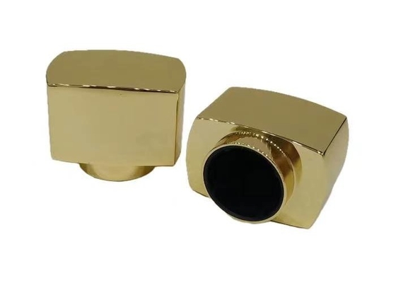comprar Capas de botellas de perfume rectangulares de aleación de zinc para botellas de vidrio de perfume de 50 ml online manufacture