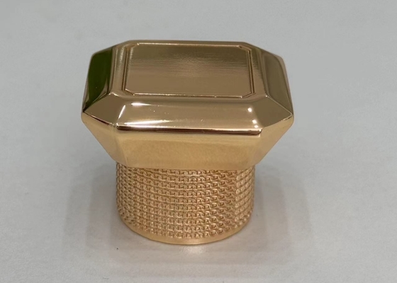 comprar Capa de perfume de metal de aleación de zinc irregular simple con tapa de perfume de metal personalizada online manufacture