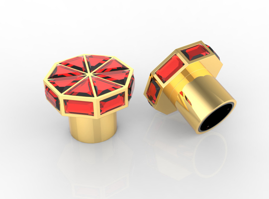 comprar Diamante personalizado Nuevo diseño Capa de botellas de perfume de aleación de zinc para botellas de perfume online manufacture