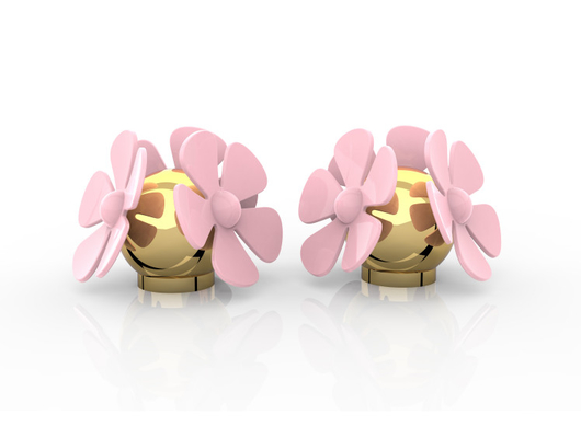 comprar Logotipo personalizado en forma de flor Zamak Perfume Caps Zinc Alloy Perfume Caps online manufacture