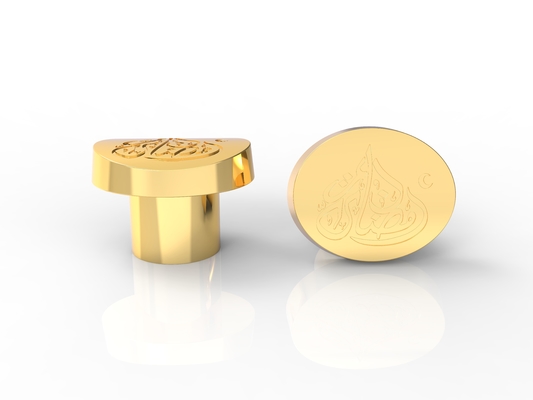 comprar Oro Brillante Logotipo propio Zamak Perfume Caps Zinc Perfume Botella Caps online manufacture