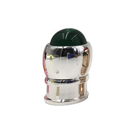 comprar Color plata de lujo del diseño del ODM de la cubierta de las tapas de las cápsulas de perfume con el cristal online manufacture