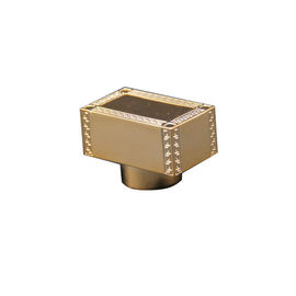 comprar Uso de la botella del oro de la moda de la decoración de las cápsulas de perfume de Zamac del rectángulo online manufacture