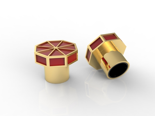 comprar Capuchones de perfume de lujo en forma de cristal T Zamak Capuchones de botellas de perfume de aleación de zinc vidrio online manufacture