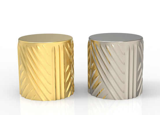 comprar Luxury custom zinc alloy perfume cap Round perfume cap Fabricación en línea