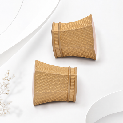 Comprar Capa de perfume Zamak de color dorado con diseño personalizado para botellas de perfume elegantes Fabricación en línea