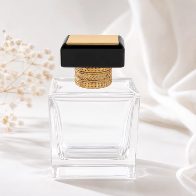 comprar Tapas de perfume de Zamac ovaladas chapadas en oro de alto brillo, tapas de botellas cosméticas de aleación de zinc personalizadas para botellas de perfume FEA15 al por mayor Fabricación en línea