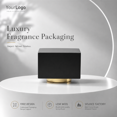 comprar Dos tonos negro mate cuadrado base de oro de zinc aleación de perfume tapa rectangular personalizada de metal tapa de fragancia modelo JH5081 para el lujo de diseño botella de perfume de vidrio Fabricación en línea