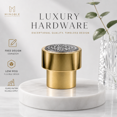 comprar Tapa de perfume de aleación de zinc y oro mate de dos niveles Tapa de fragancia de metal superior con patrón plateado en relieve personalizado Modelo JH5021 para botella de vidrio de perfume de diseñador de lujo Fabricación en línea
