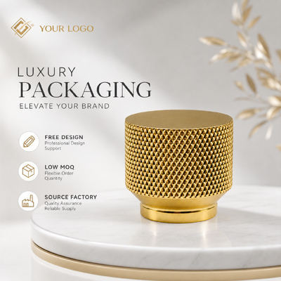 comprar Oro de lujo Diamante de aleación de zinc cilindro de perfumería de oro de lujo Cap logotipo personalizado tapa de fragancia metálica para diseño vacío de vidrio de perfumería envasado cosmético Fabricación en línea