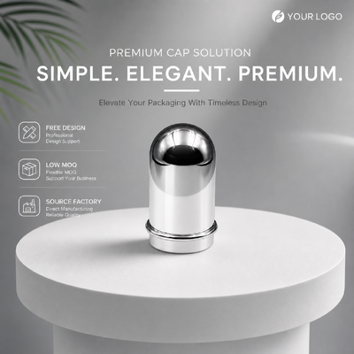 comprar Espejo Cúpula de plata Top Capa de perfumería de aleación de zinc Custom cilindro redondo de metal de la botella de fragancia tapa para la botella de vidrio de perfumería de lujo Fabricación en línea