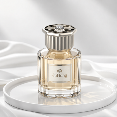 comprar Tapa de encargo acanalada de lujo del perfume del metal del logotipo de la cápsula de perfume de la aleación del cinc de Zamac Fabricación en línea