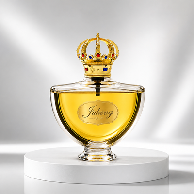 comprar Noble Royal Crown Gem con acento Zamac FEA15 Cap de perfume, cubierta de botella decorativa de aleación de zinc recubierta de oro Fabricación en línea