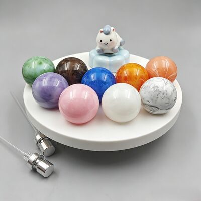 Comprar Fábrica personalizada de plástico multicolor de bolas de perfume tapa esférica ABS tapa para botellas de fragancias cosméticas ABS tapa de perfume Fabricación en línea