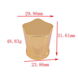 comprar Cuello de la botella de cristal del perfume del metal de la cubierta del perfume de Zamac del casquillo del perfume de la aleación del cinc de la flor del SGS online manufacture