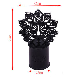 comprar Casquillo de lujo del perfume del metal del pavo real del diseño para el cuello del vidrio del perfume EAF15 online manufacture