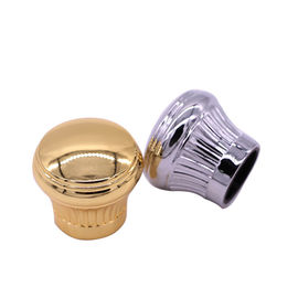 comprar Casquillos de oro superiores redondos del perfume de la aleación del cinc de la botella de perfume del casquillo para el rociador de 18m m online manufacture