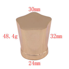comprar aleación magnética modificada para requisitos particulares del casquillo de la fragancia del casquillo de la botella de perfume del metal del oro online manufacture