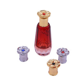 comprar Aleación de gama alta ligera 25*34m m del cinc del diamante de las tapas de la botella de perfume del diseño online manufacture