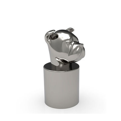 comprar Diseño Zamak de la cabeza de perro sobre la cápsula de perfume para la botella de FEA 15 online manufacture