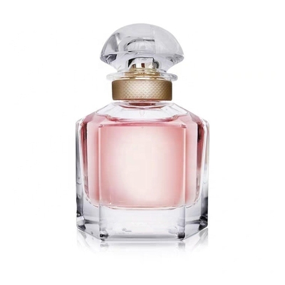 comprar Botella de vidrio de lujo de lujo del perfume del diseño 100ml con el rociador del casquillo de la bomba online manufacture