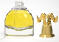 Aleación animal creativa de lujo del cinc del metal del oro de la cubierta el 15Mm de la botella de perfume del estilo de Zamac