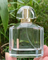 Botella de vidrio de lujo de lujo del perfume del diseño 100ml con el rociador del casquillo de la bomba
