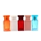 Los fabricantes al por mayor perfuman las botellas, botellas de cristal blancas transparentes del cuadrado altas, empaquetado de los cosméticos