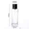 la multa de cristal cilíndrica alta de la botella de perfume 50ml rocía la botella portátil de los cosméticos con el casquillo