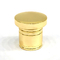 El cilindro clásico del chapado en oro de la aleación del cinc forma el metal Zamac perfuma la cápsula
