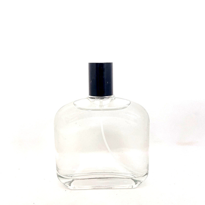 La botella portátil del submarino del espray de la prensa de perfume de la botella 100ml de vidrio de la botella vacía transparente de la botella perfuma el empaquetado