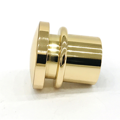 Cápsulas ligeras clásicas de perfume del aluminio de Zamak del color oro