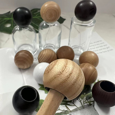Tipo de madera sólido natural cápsula de la bola de perfume