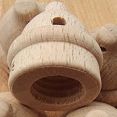 Diámetro del hilo de la cápsula de perfume del automóvil del casquillo de madera de haya del Aromatherapy del perfume 12m m alrededor del tipo del sombrero adaptable