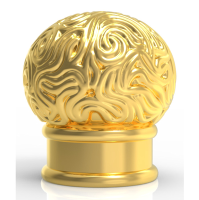 Creativo Zamak Perfume Cap para una entrega rápida y eficiente