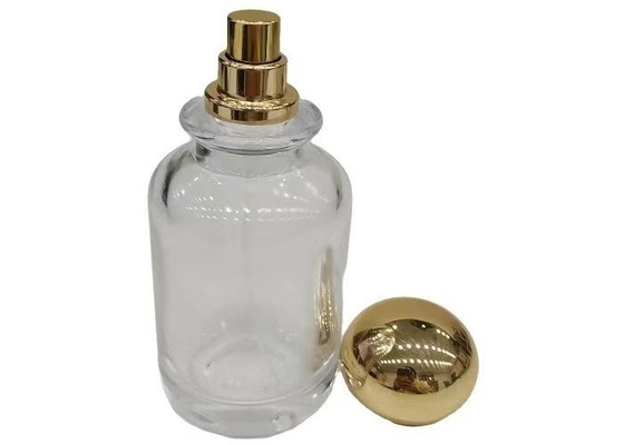 Capa de perfume de oro redondo Zamak de estilo simple