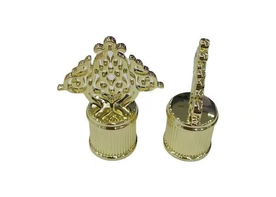 Producto de alta gama tapa de botella de perfume tapa de metal tapa de diseño de aleación de zinc tapa de perfume