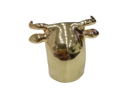 Capuchones de perfume Zamak en forma de cabra de alta calidad tapas de botellas de perfume personalizadas