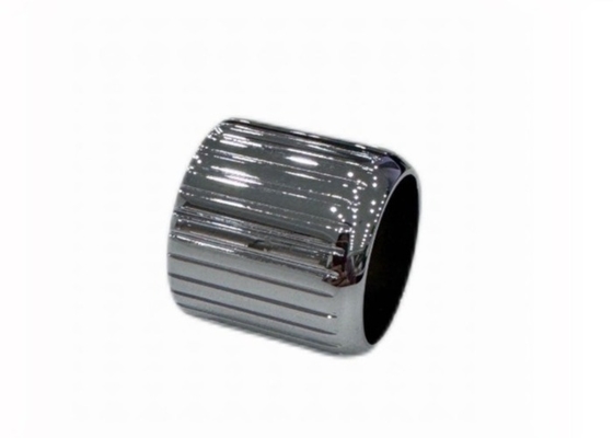 Capa de botellas de perfume de plata de tamaño personalizado Zamak Tops para paquetes de alta gama