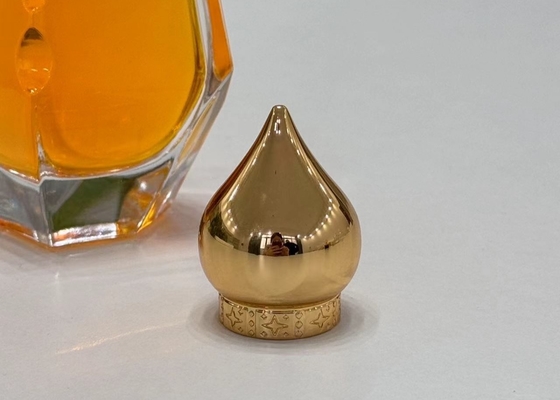 Elegante Zinc-Alloy Perfume Botella Caps Diseño sencillo tapa de perfume