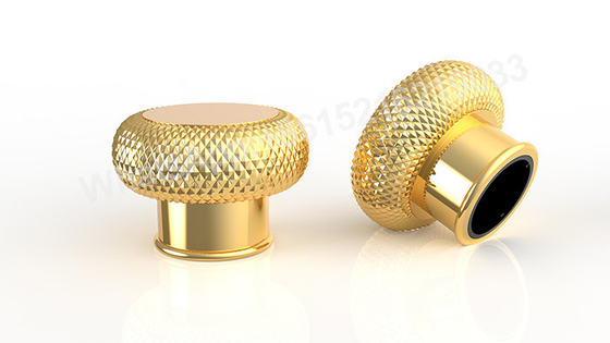 Las tapas de perfume Zamak de oro / plata hechas a medida con tecnología de fundición a presión de precisión