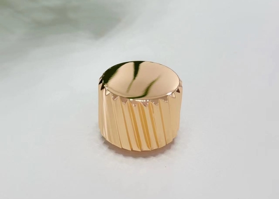 Zamak Superficies irregulares Botellas de perfumes tapas tapas para envases ecológicos