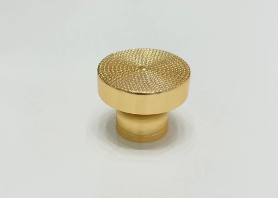 Sombrero de perfume de metal dorado duradero y elegante para marca y personalización