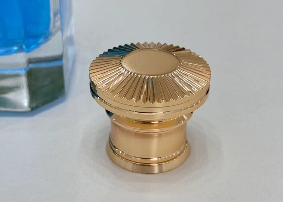 Capuchones de perfume Zamak de oro exquisito y personalizables