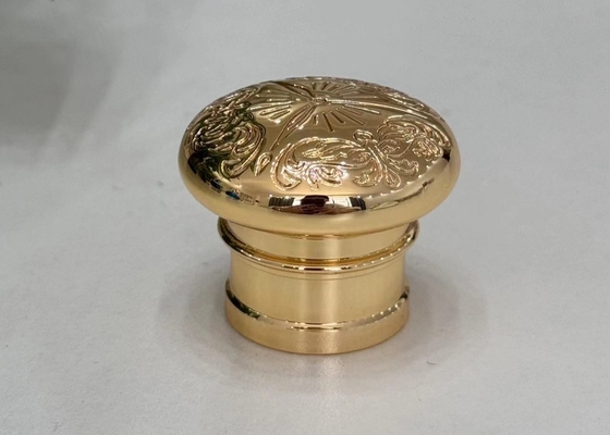 Patrón fino Color personalizado Zamak Perfume Caps Zinc Alloy Perfume Botella de arriba