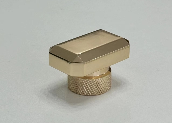 Exquisita tapa de perfume de metal de color personalizado en forma de T