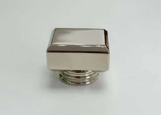 Lujo de plata Zamak Perfume Caps Zinc Alloy Perfume Botella tapa