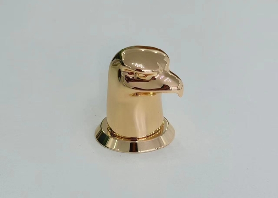 Tapones de botellas de perfumes metálicos en forma de águila para el cuidado de la piel Embalaje con logotipo personalizado