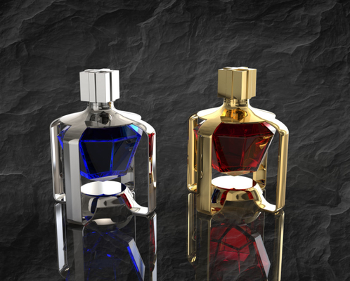 Capas de perfume Zamak en forma de T de aleación de zinc personalizables para un aspecto único