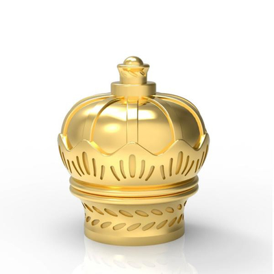 Capa de perfume de Zamak de metal de oro elegante y de aleación de zinc
